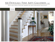 Tablet Screenshot of mcdougallfinearts.com